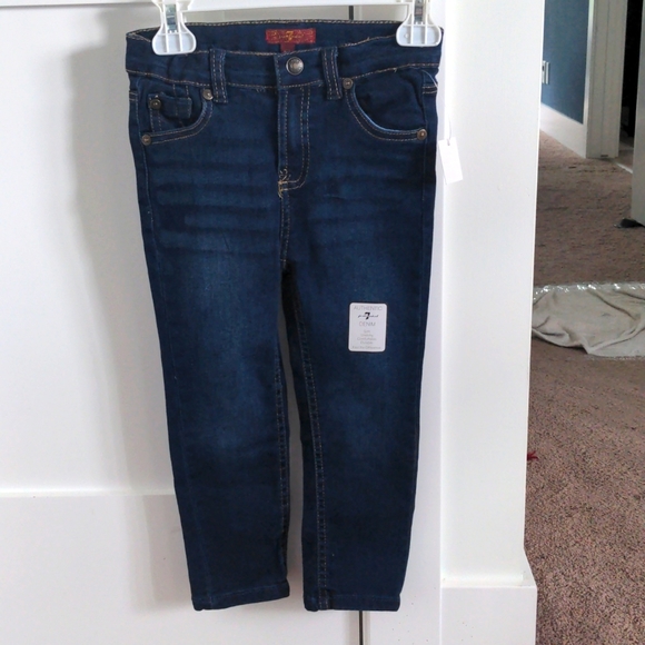 NWT toddler 7 For All Mankind JEANS - Picture 1 of 8